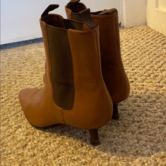 RL Tan Leather Booties - Picture 3 of 6